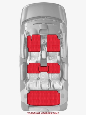 ЭВА коврики «Queen Lux» комплект для Pontiac G6